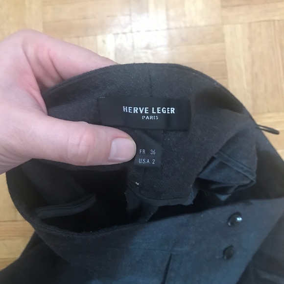 Hervé leger wool pants size 2 - Picture 3 of 6